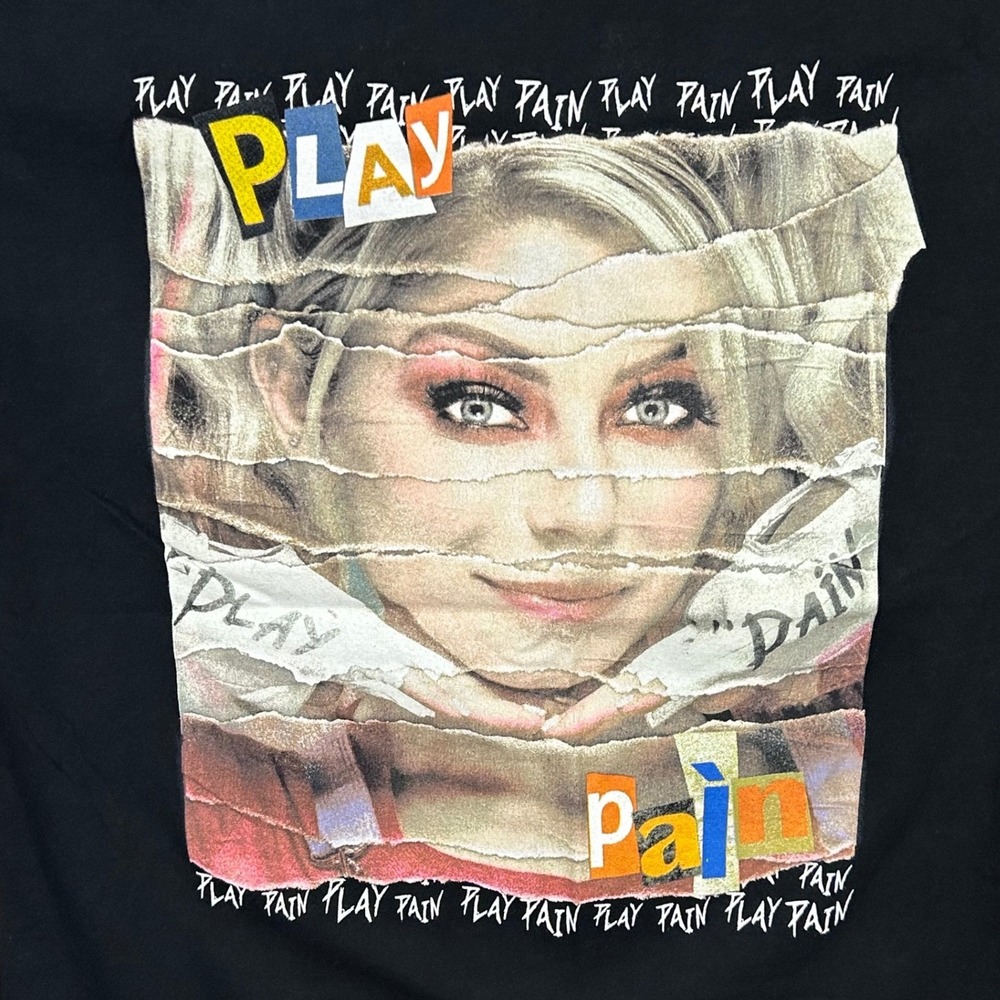 WWE Alexa‎ Bliss Play Pain Graphic T Shirt Black Mens Size Medium